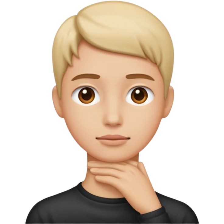 Person holding their neck  emoji