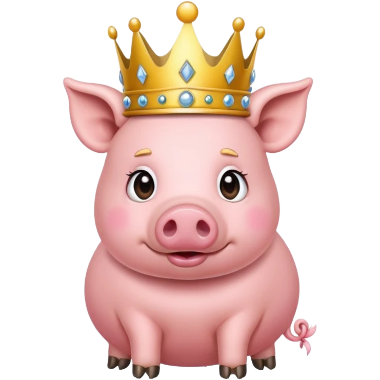 Schwein mit krone emoji