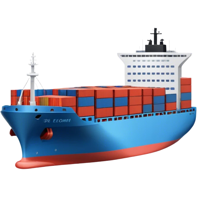 container ship emoji
