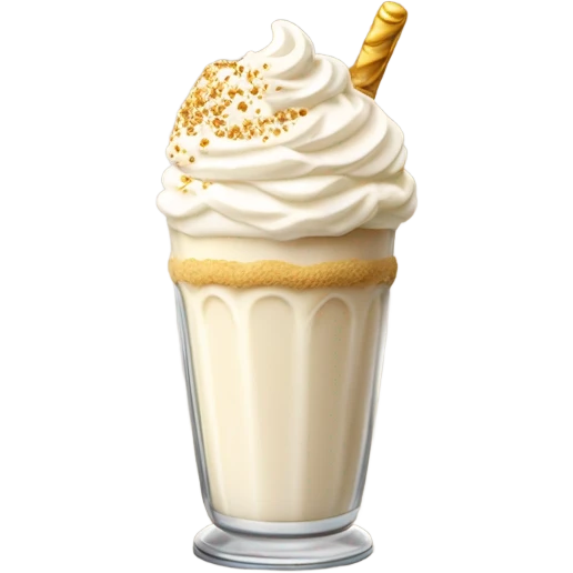 Vanilla dough milkshake emoji