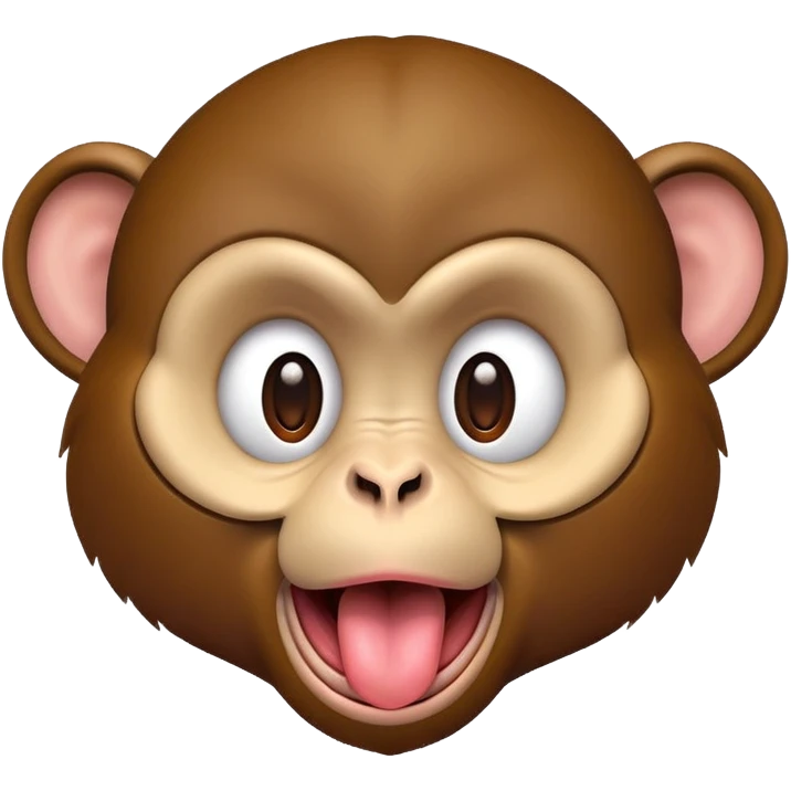 Monkey with tongue out  emoji