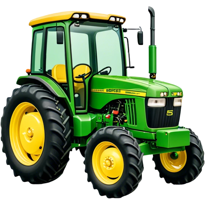 Tractor - John Deere 5055E (Model Year: 2021) (Iconic colour: Green with yellow) emoji
