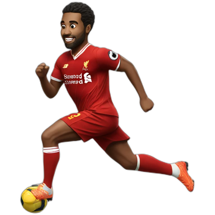 liverpool player running emoji