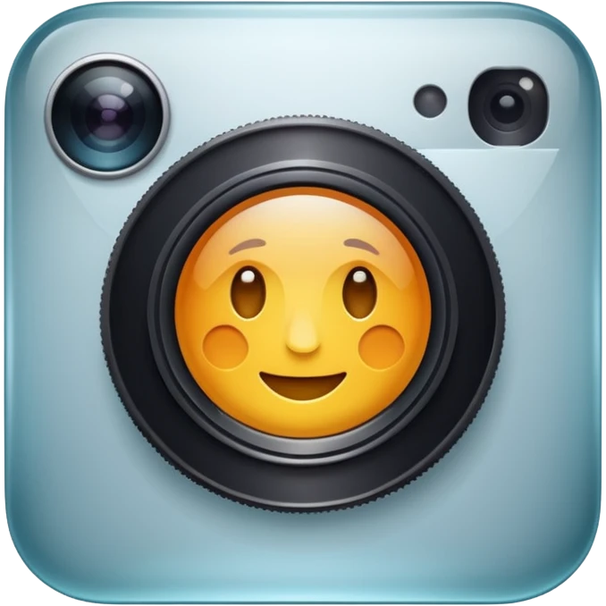 iPhone camera icon emoji