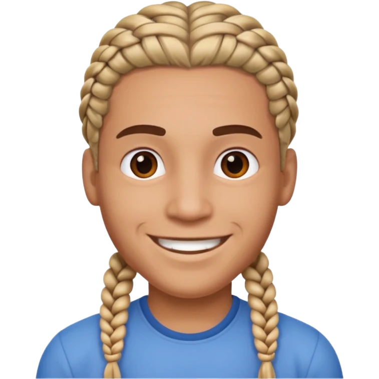 Man with braids emoji