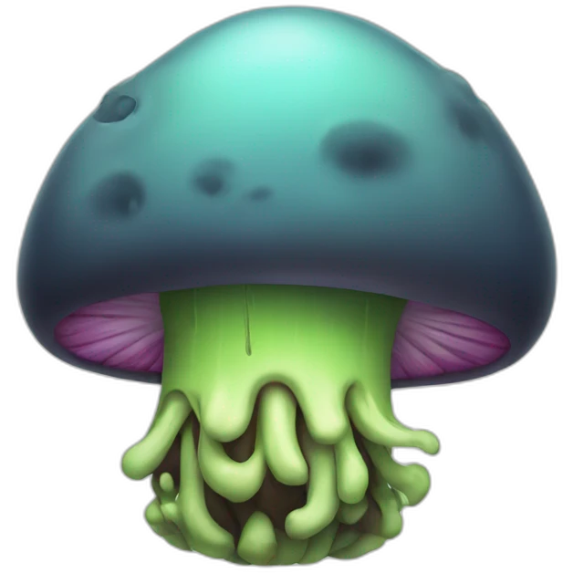 infected mushroom emoji