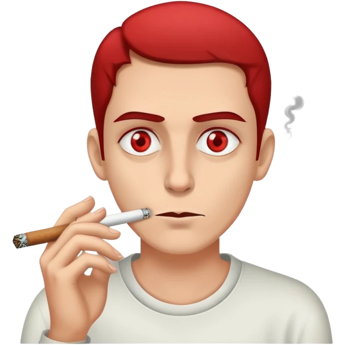 Smoking a blunt  emoji