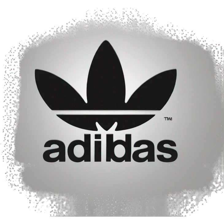 logo adidas black emoji