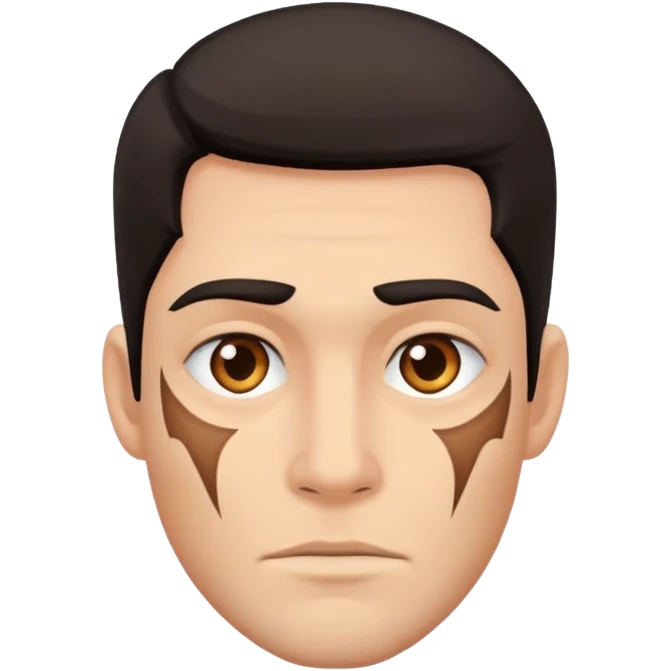 Scar face  emoji