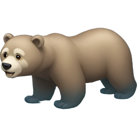 Oso de agua emoji