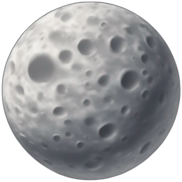 Moon dust emoji