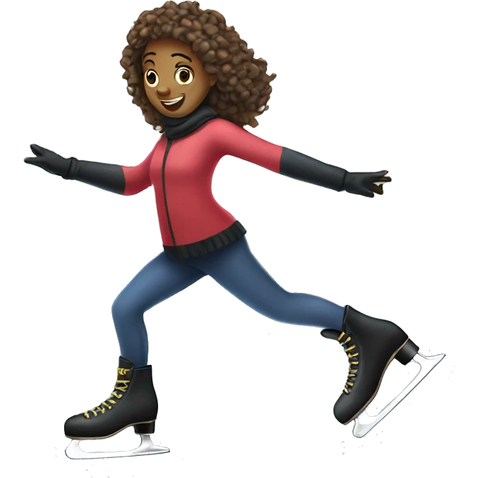 Ice skating  emoji