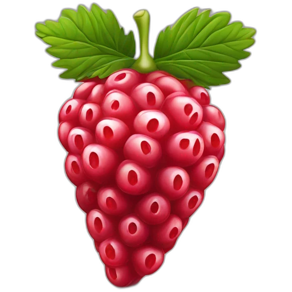 Fraise framboise myrtille emoji