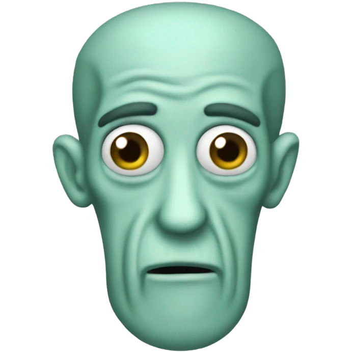Sigma Squidward emoji