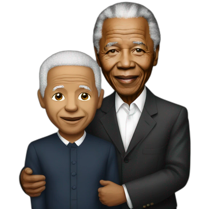 Zemmour avec nelson Mandela  emoji