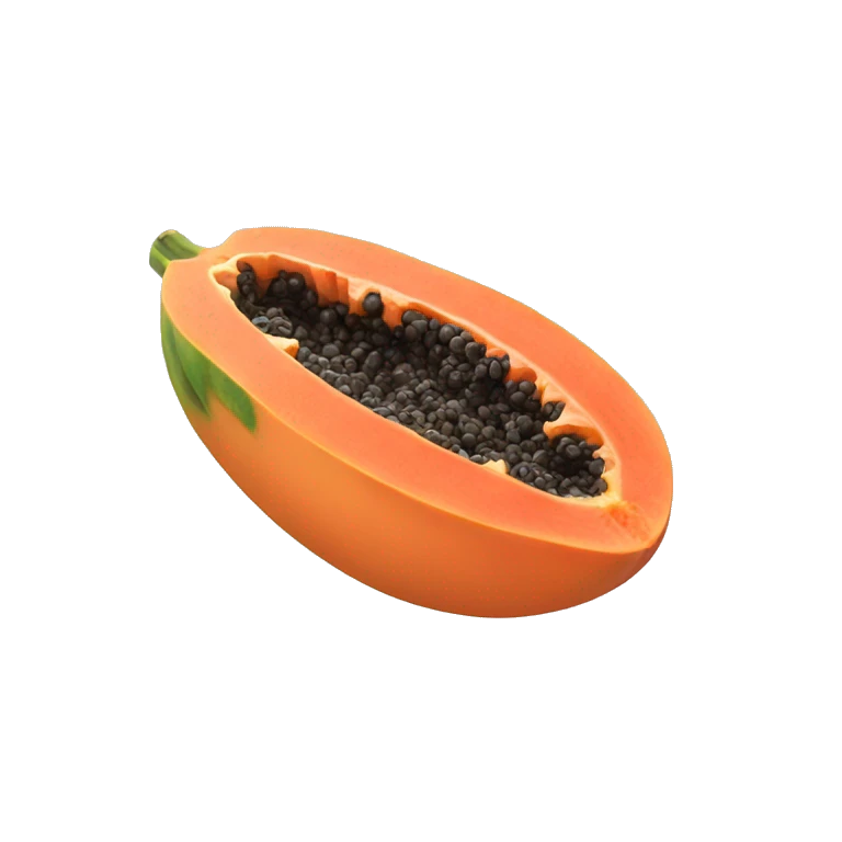 papaya  emoji
