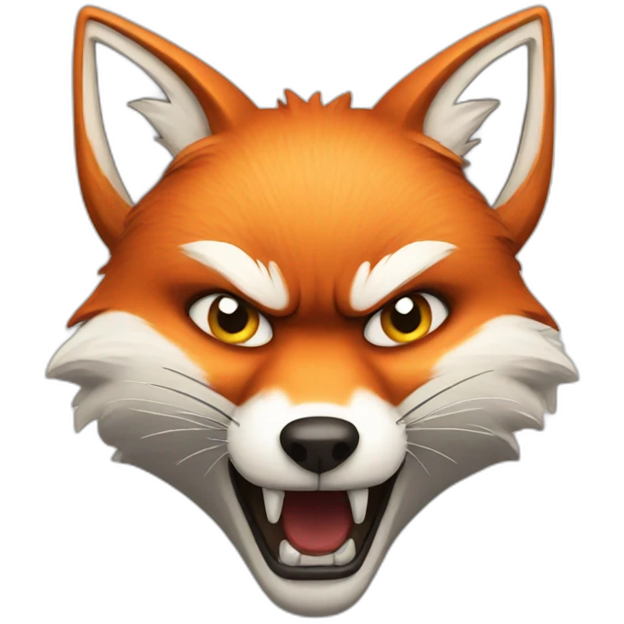 angry fox emoji