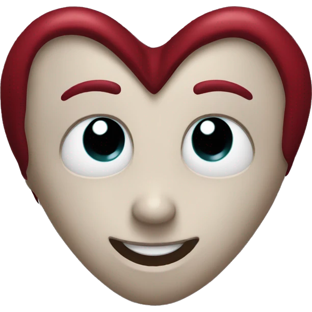 Dark red Heart emoji