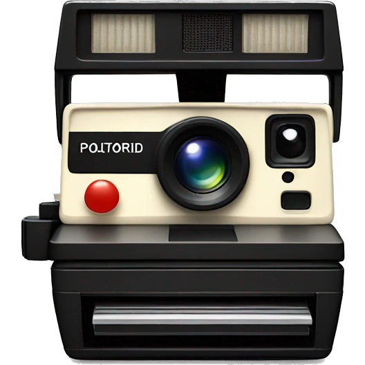 polaroid camera emoji
