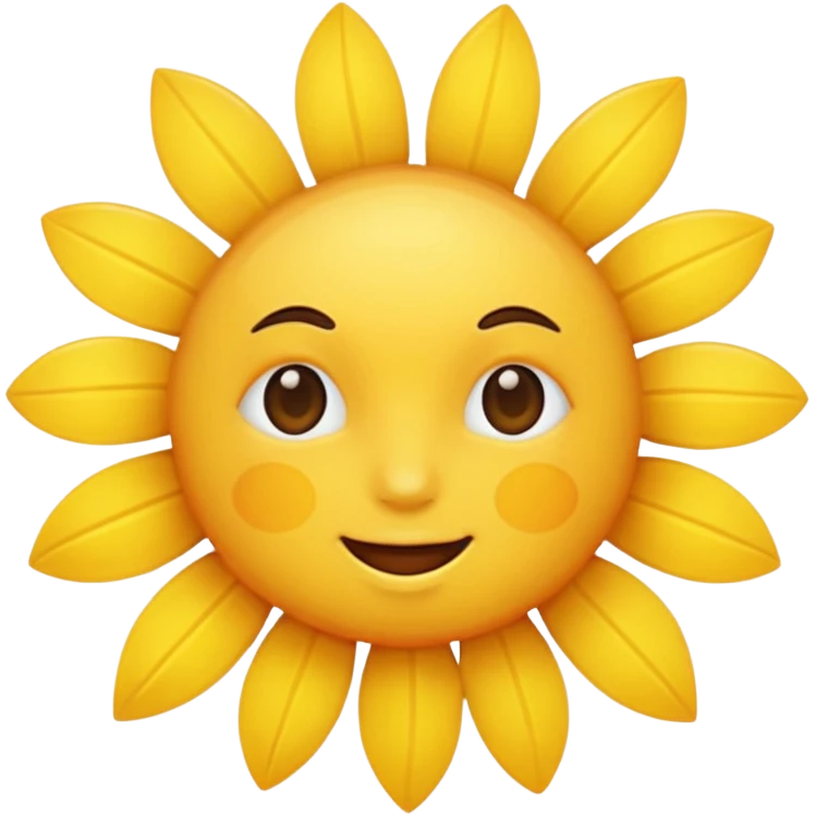 Sunshine emoji
