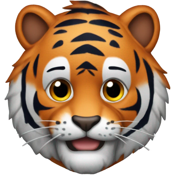 tiger wearing auburn football jersey emoji