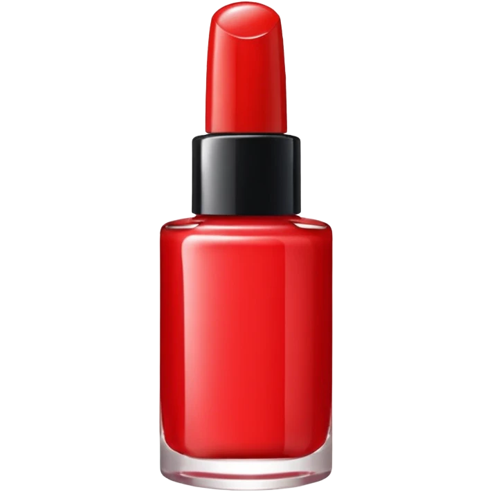 red nail polish bottle emoji