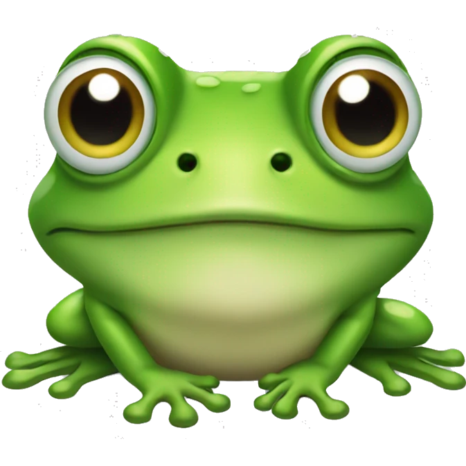 A frog that knows a guy emoji