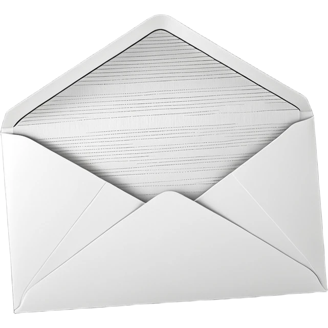 Open envelope + blank card, ink engraving, stipple + crosshatch ONLY (no smooth shading), pure black on pure white, high contrast, razor lines, chiaroscuro rays, tiny #fbcfe8 glow highlights --ar 16:9 --style raw --s 25 --no 3d render, gradient, soft shading, gray, shadow, text emoji