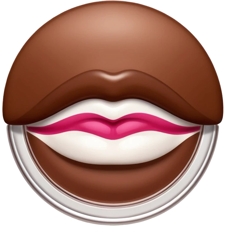 tri colored brown and white fenty beauty lip gloss emoji