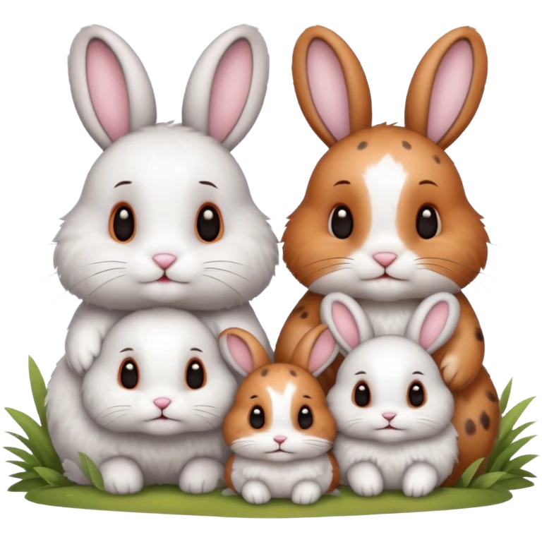 bunny family emoji