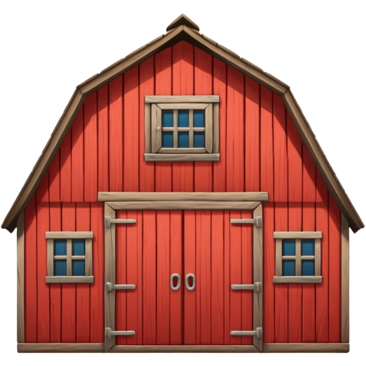 A barn emoji