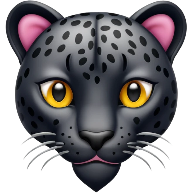 Heart of panther pattern  emoji