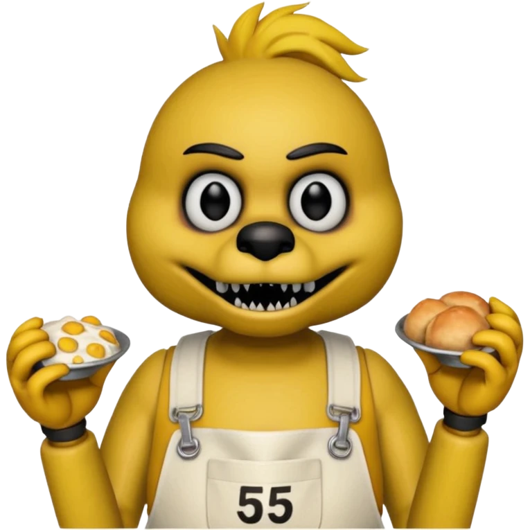 Chica from Five Nights At Freddy's Movie emoji