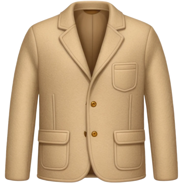 beige jacket emoji