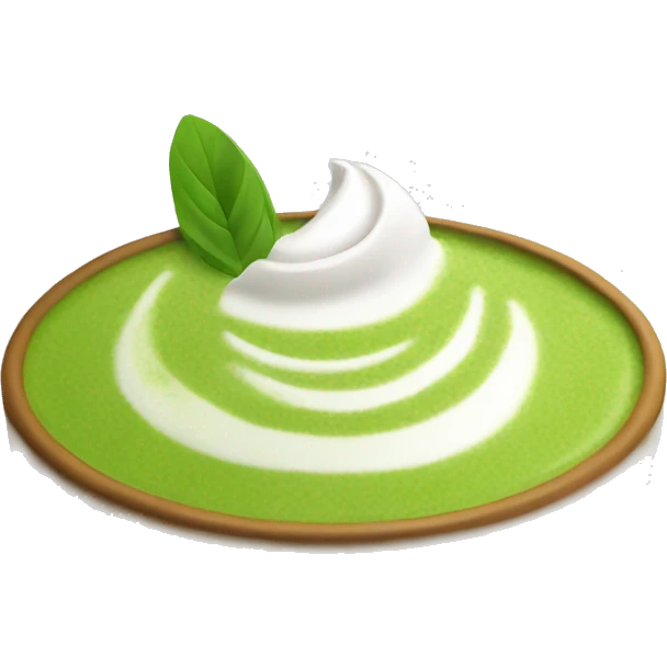 Matcha latte  emoji