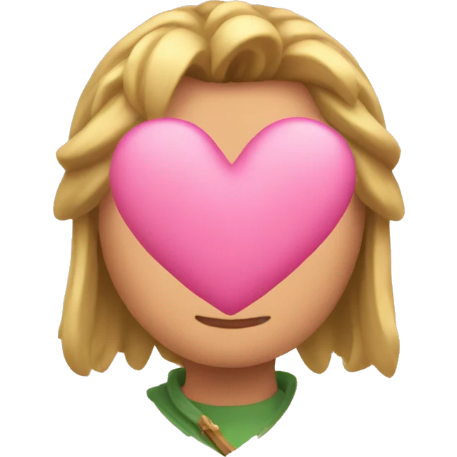 Link pink heart emoji