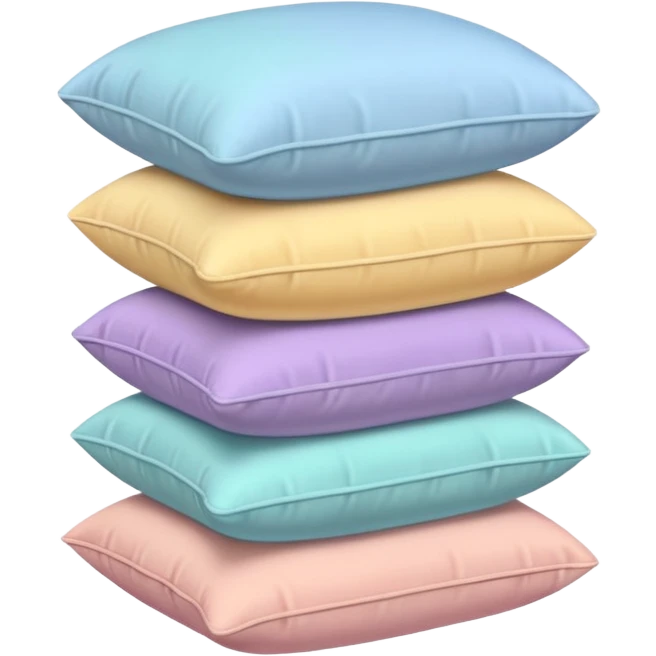 aesthetic pillow stack emoji