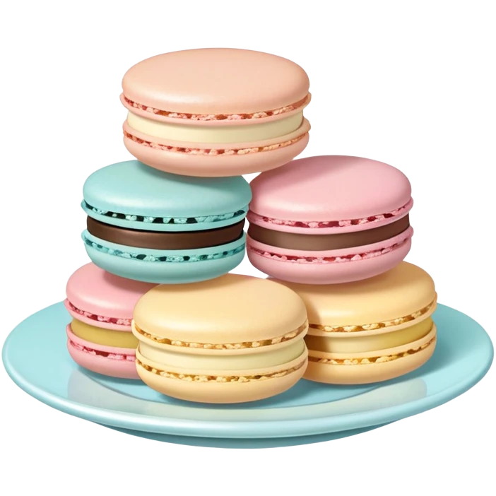 baking macarons  emoji