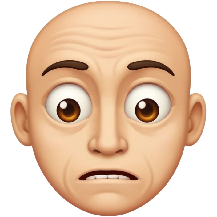 an ugly person emoji
