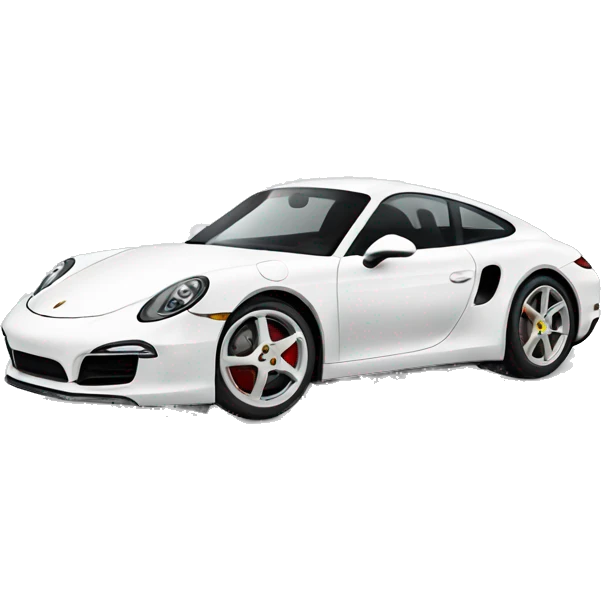 White Porsche emoji