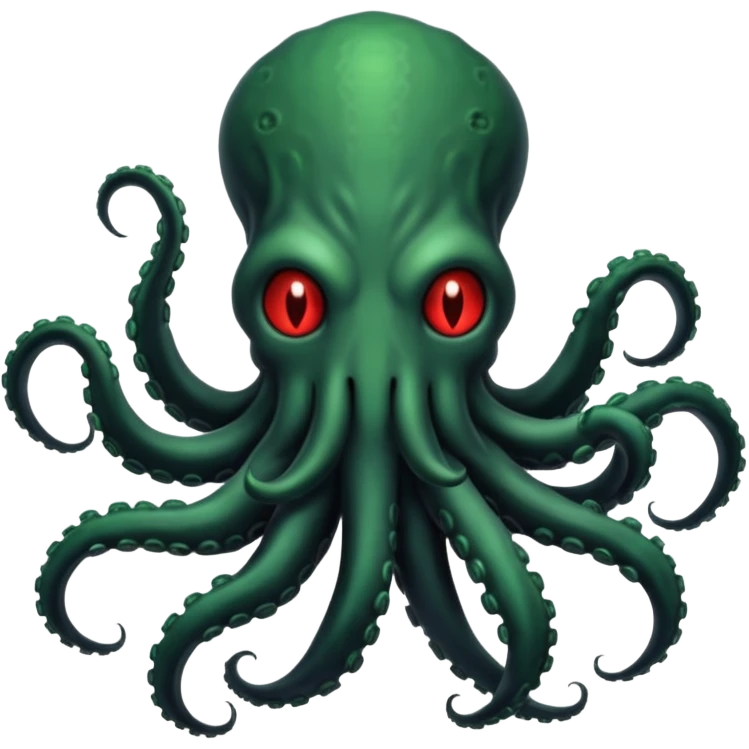 black Cthulhu emoji