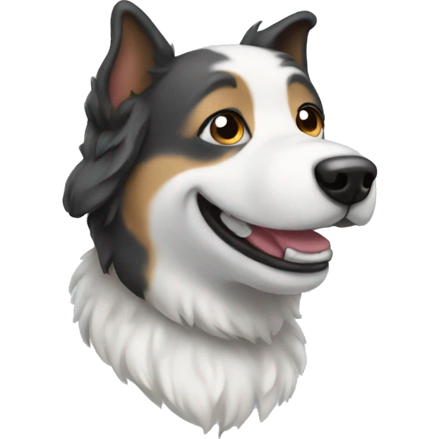 snow dog emoji