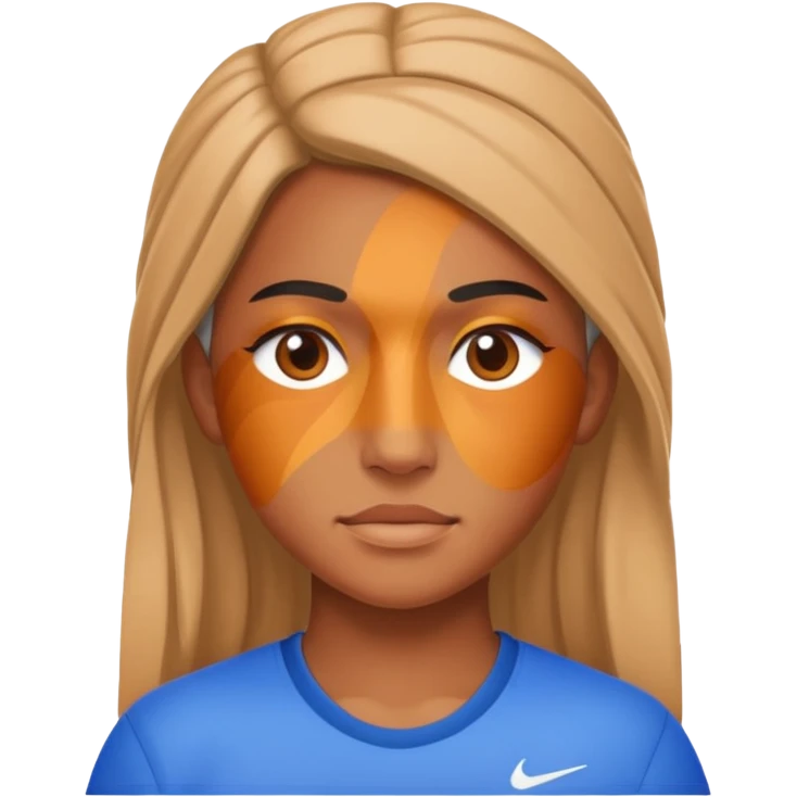 Nike with full face  emoji
