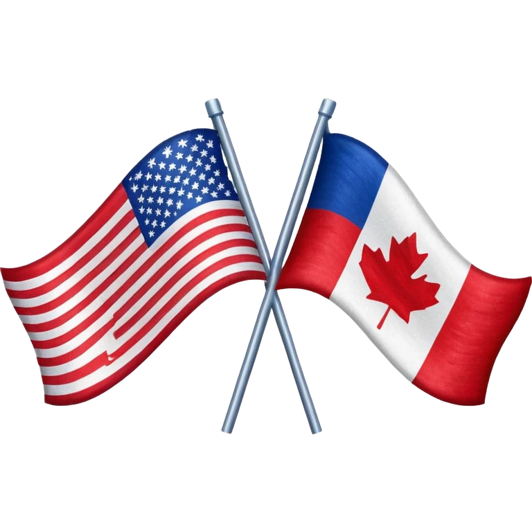 USA & CANADA flag emoji