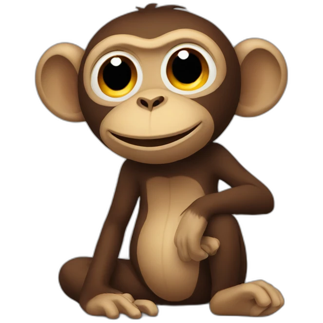 drunk monkey emoji