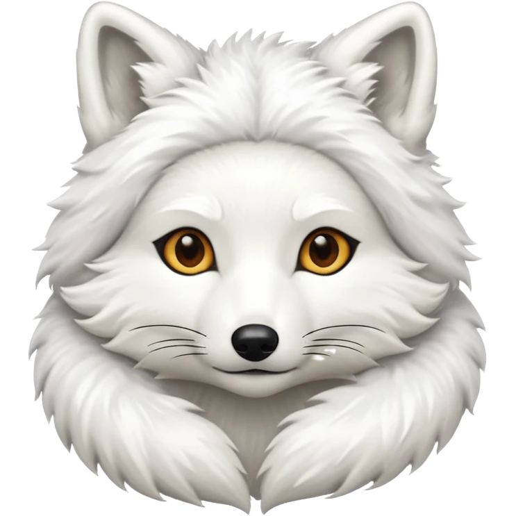 white fox emoji