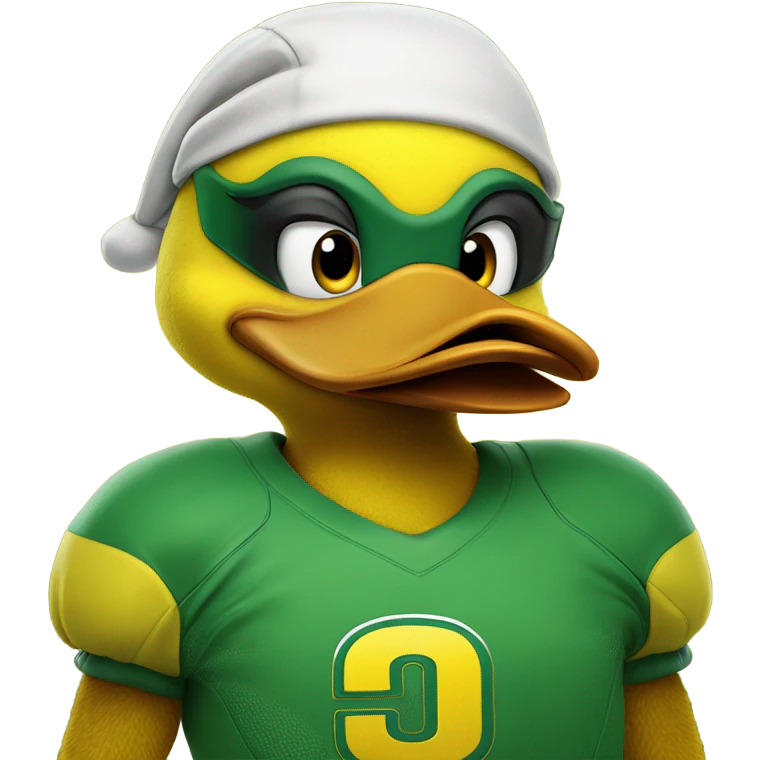 university of oregon mascot “The Oregon Duck” emoji