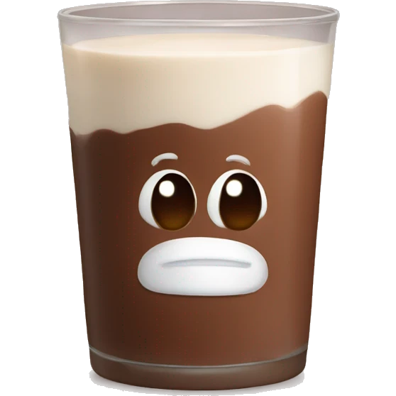 Chocolate milk  emoji