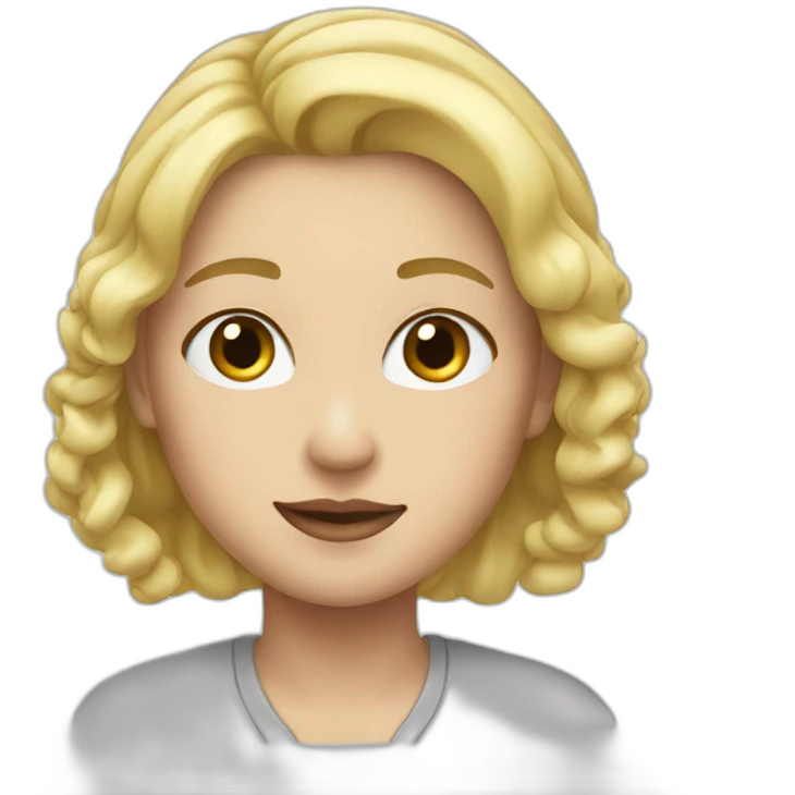 blonde cold dip emoji