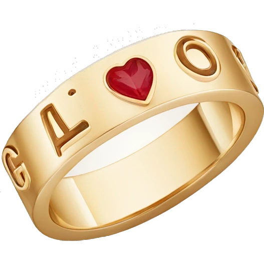cartier love ring emoji